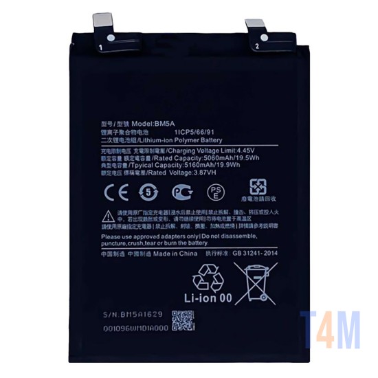 Bateria BM5A para Xiaomi Redmi Note 11 Pro 4g 5160mAh